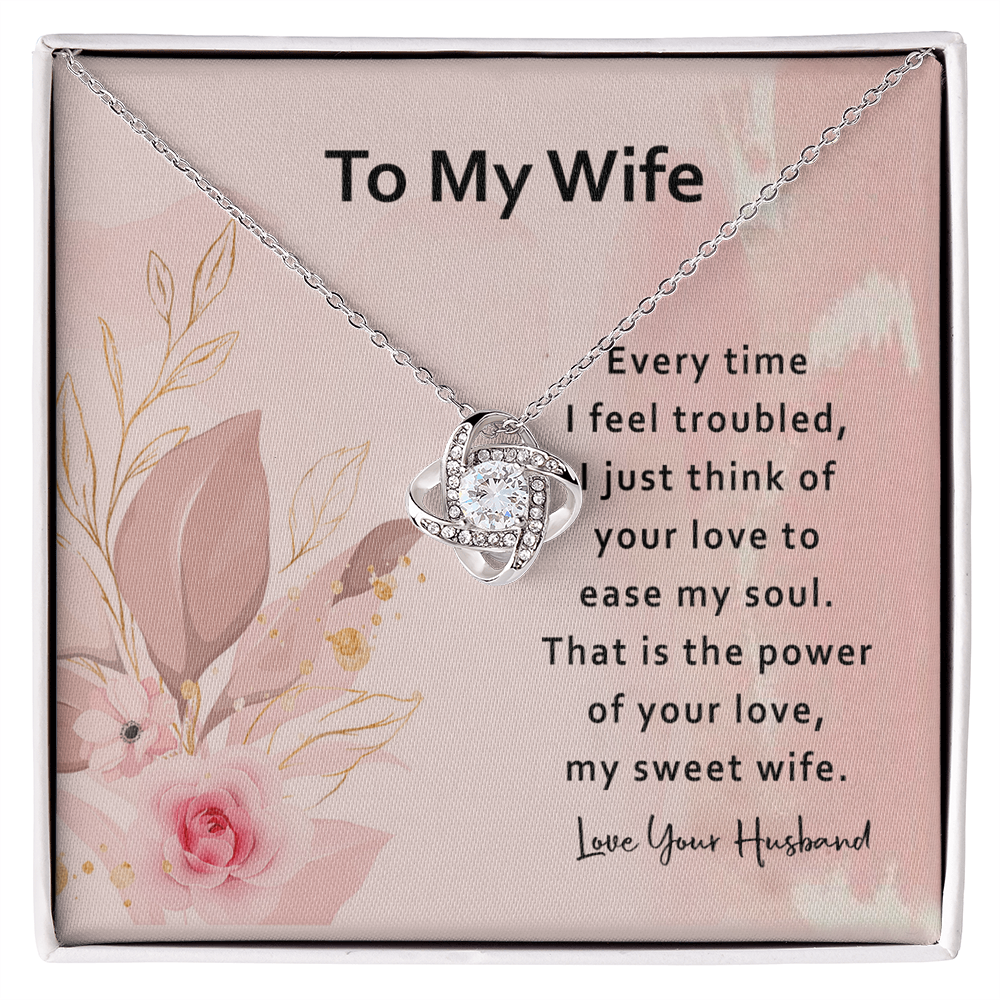 To My Wife Necklace From Husband, Necklace Valentines Day For Wife Jewelry Box Pendant Personalized Gift Necklace, Custom Romantic Gift Necklace For My Best Wife Ever, Jewelry Gift For Women
