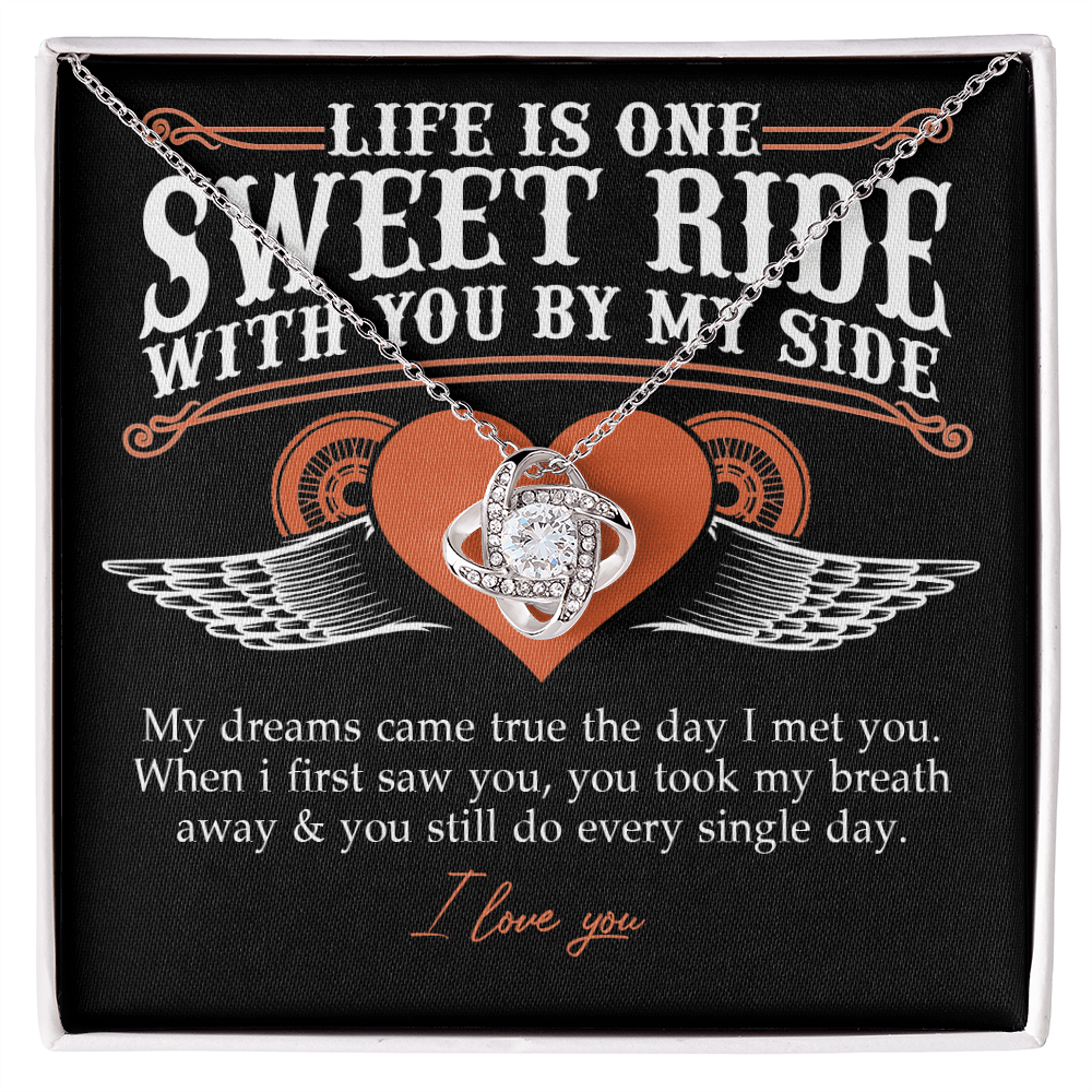To My Riding Partners For Life Necklace Gift From Husband, Bikers Gift Necklace, Jewlery Motorcycle Gifts Necklace For Women From Men, Gifts For Motorcycle Rider Woman, Girlfriend, Wife, Soulmate