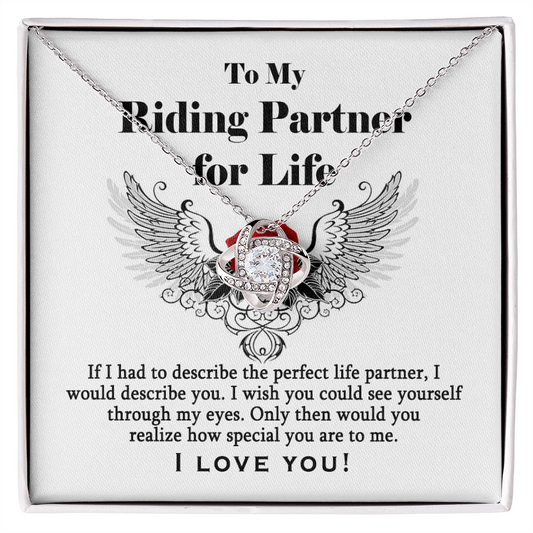 To My Riding Partner for Life Necklace From Husband, I Love You Gift Necklace Girlfriend, My Wife Gift Necklace My Wife, Gift for Her Luxury Jewelry Necklaces styles On Birthday, Xmas, Anniversary