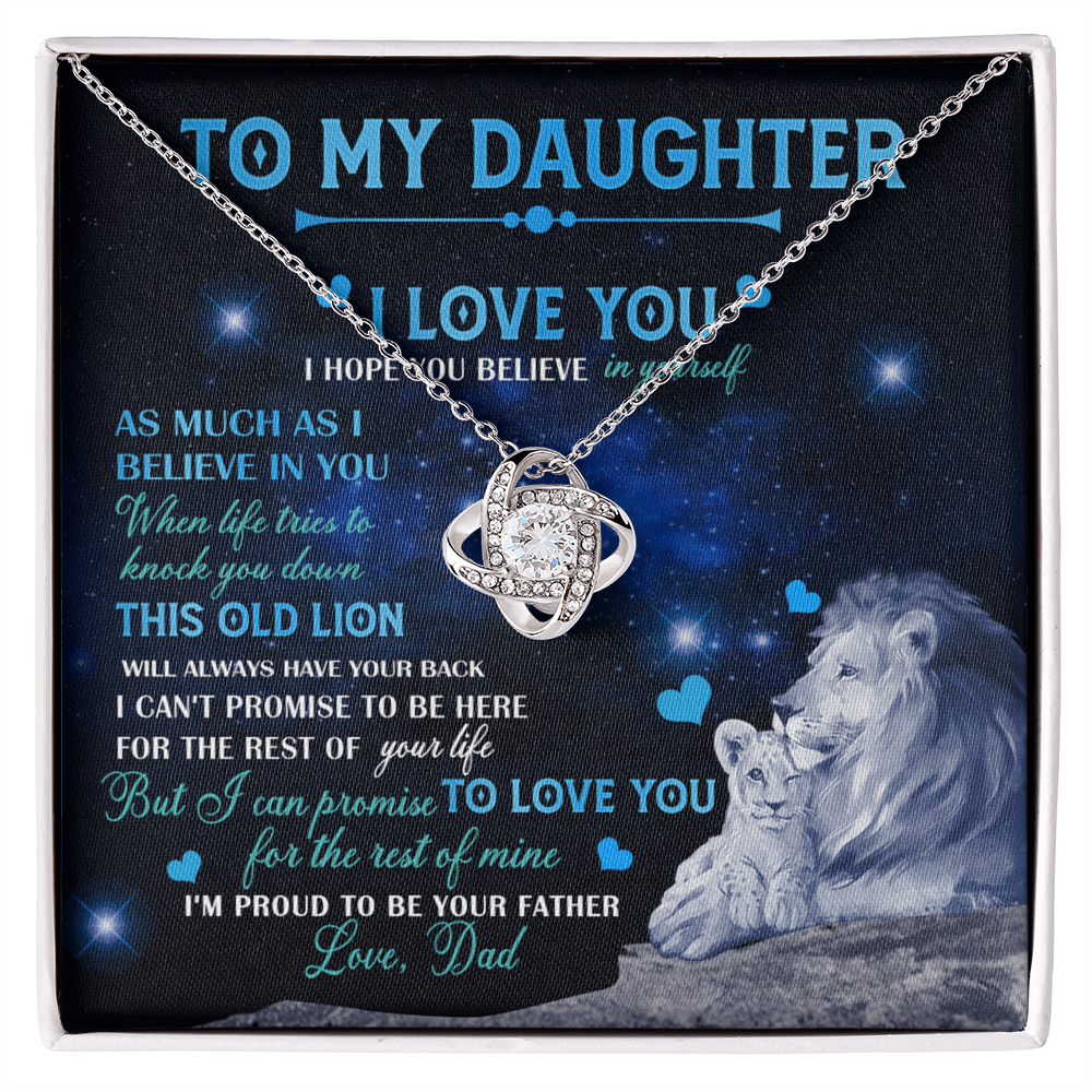 Father To Daughter Gifts Necklace From Dad, Father Daughter Necklace, To My Daughter Necklace From Daddy On Graduation Gift, Birthday Gift, Valentines, Christmas For Badass Daughter, Little Girl