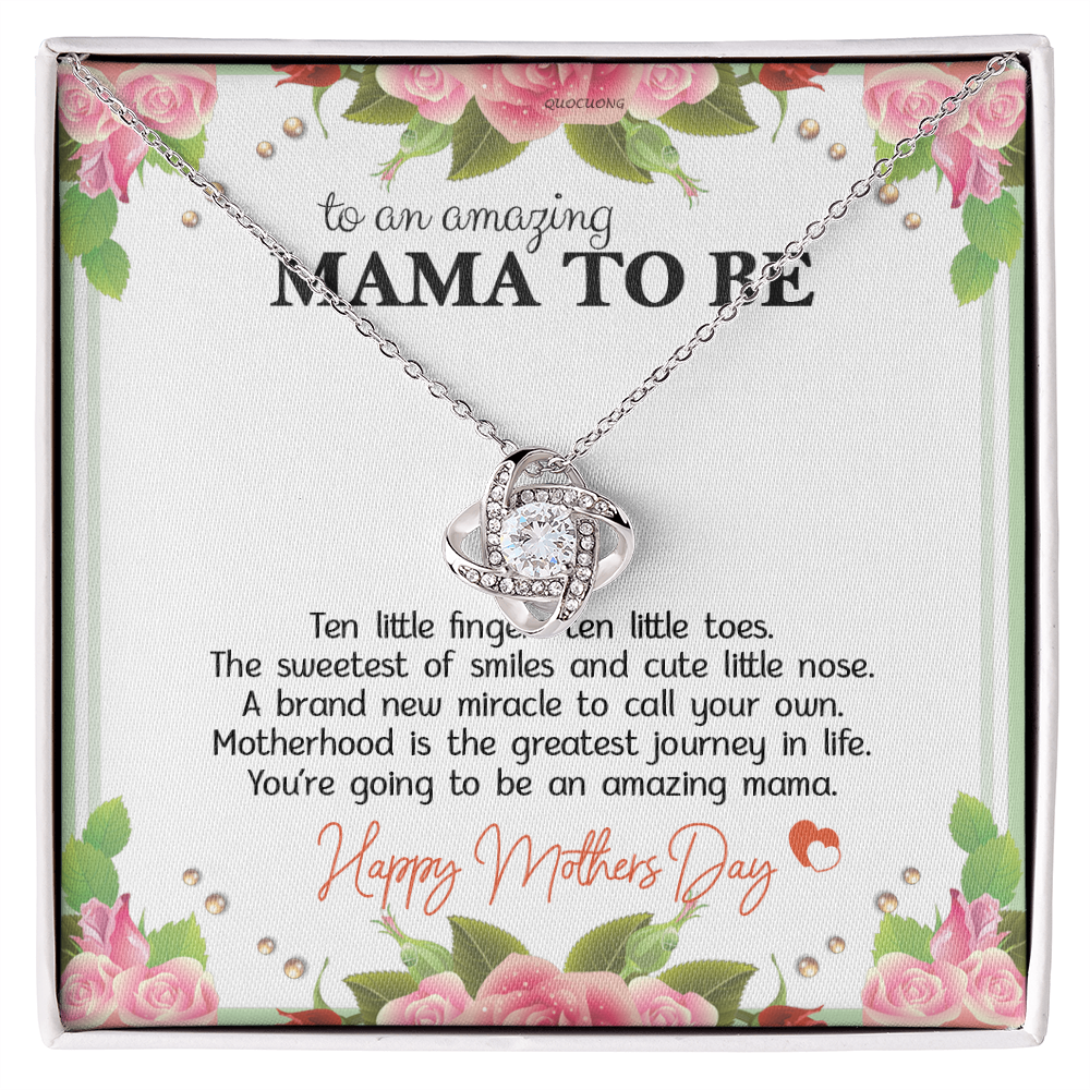 Mama To Be Necklace Best Gift for Expecting Wife Daughter Happy Mother's Day