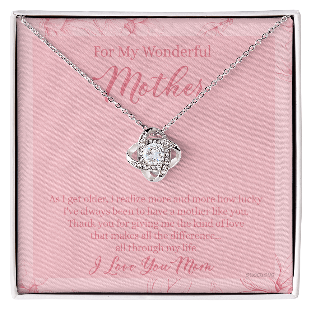To My Mom Necklace From Son, My Wonderful Mother And Son Necklace Gift For Mom, Jewelry For Women, Wonderful Mom Gift Necklace, Gifts for Mom on Birthday Mother's Day Wedding Valentine Christmas