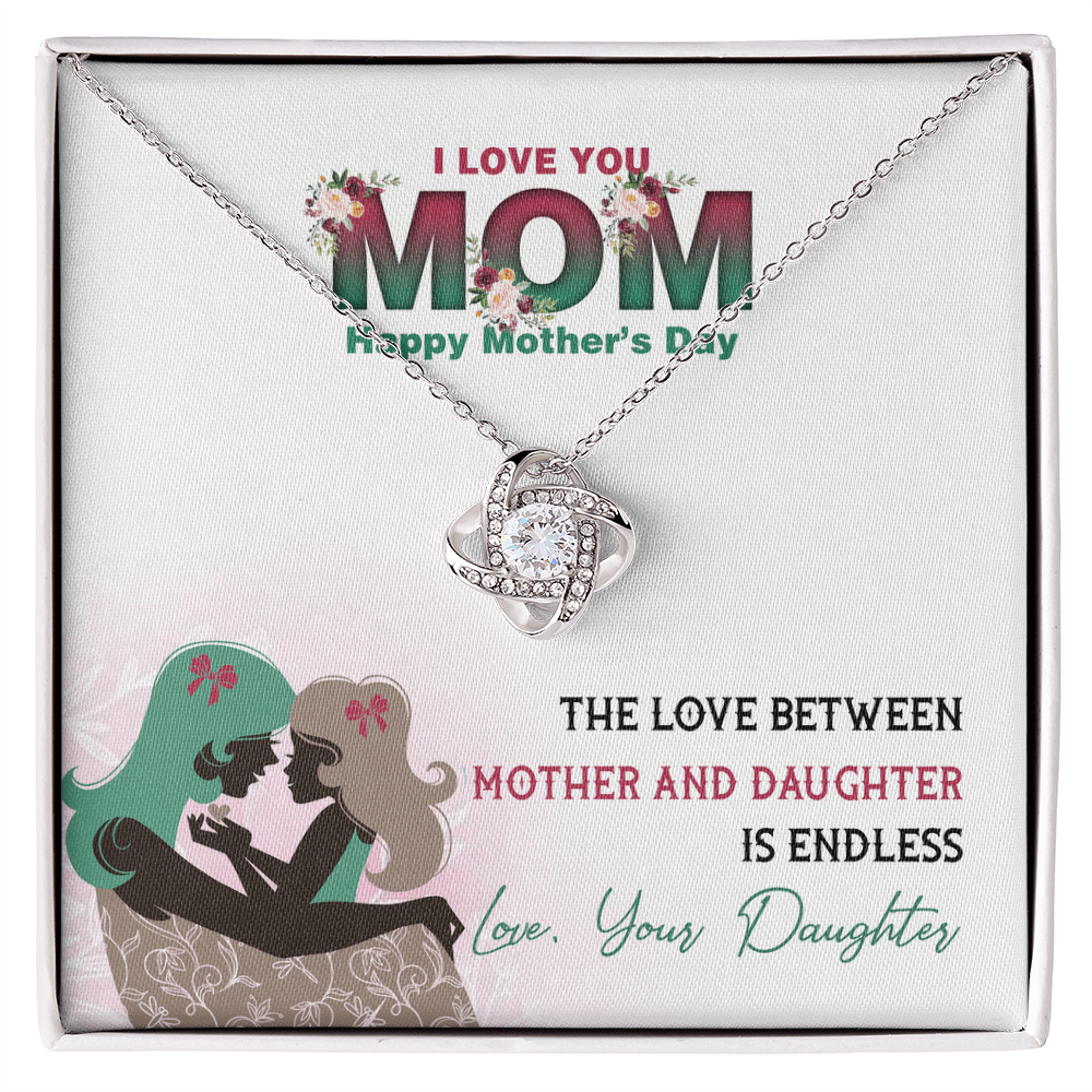 I love you Mom Gifts, Mother's Day Necklace Gift, To My Mom Necklace From Daughter, Daughter To Mom Gift