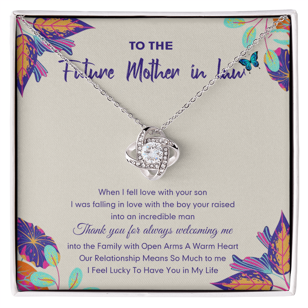 Future Mother In Law Gift Necklace, To The Future Mother In Law Necklace From Daughter In Law, Personalized Necklace Gift For Mom, Happy Mother's Day Necklace Gift, Jewelry Gift For Mother In Law