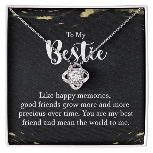To My Bestie Necklace Gift For Her On Christmas You Are My BFF Jewelry Gift Idea