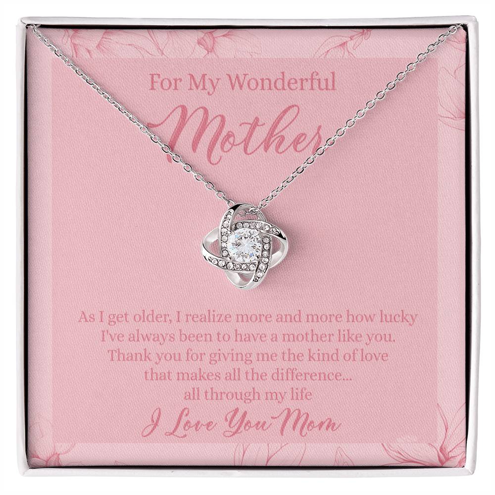 To My Mom Necklace From Son, My Wonderful Mother And Son Necklace Gift For Mom, Jewelry For Women, Wonderful Mom Gift Necklace, Gifts for Mom on Birthday Mother's Day Wedding Valentine Christmas