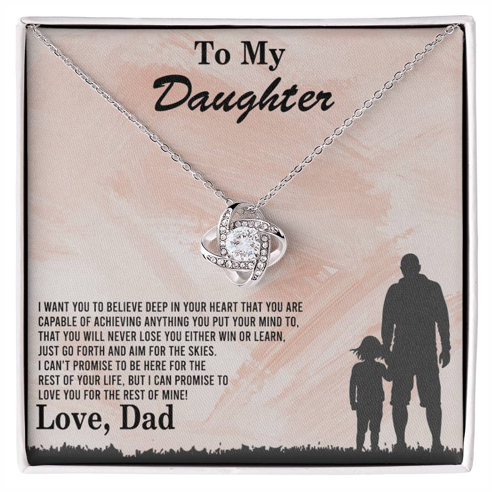 To My Daughter Gift Necklace Love Dad, To My Badass Daughter, Daughter Jewelry From Dad, Father Daughter Gifts From Dad, Necklace For Daughter, To Daughter From Dad, Father Gifts From Daughter