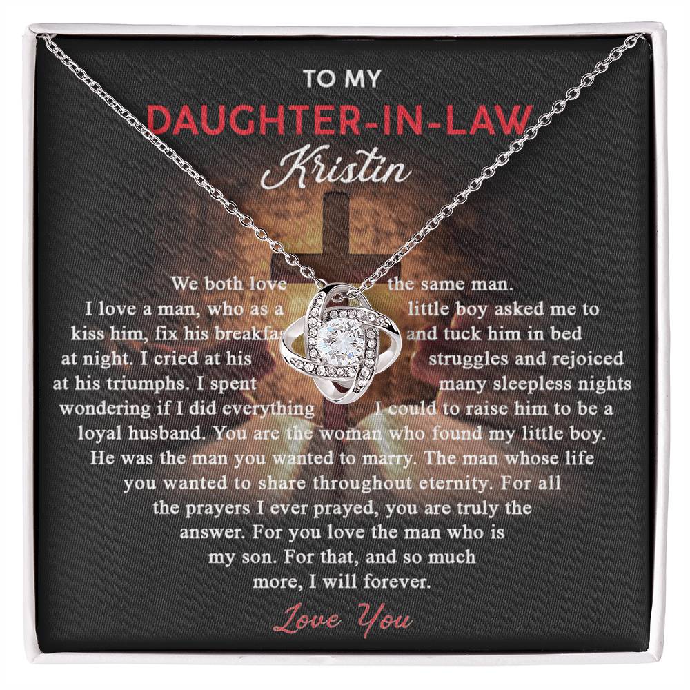 To My Daughter-In-Law Gifts Necklace From Mother In Law, Daughter In Law Wedding Gift, Best Daughter In Law, Mother To Daughter Gifts Necklaces, To My Future Mother In Law Necklace For Daughter