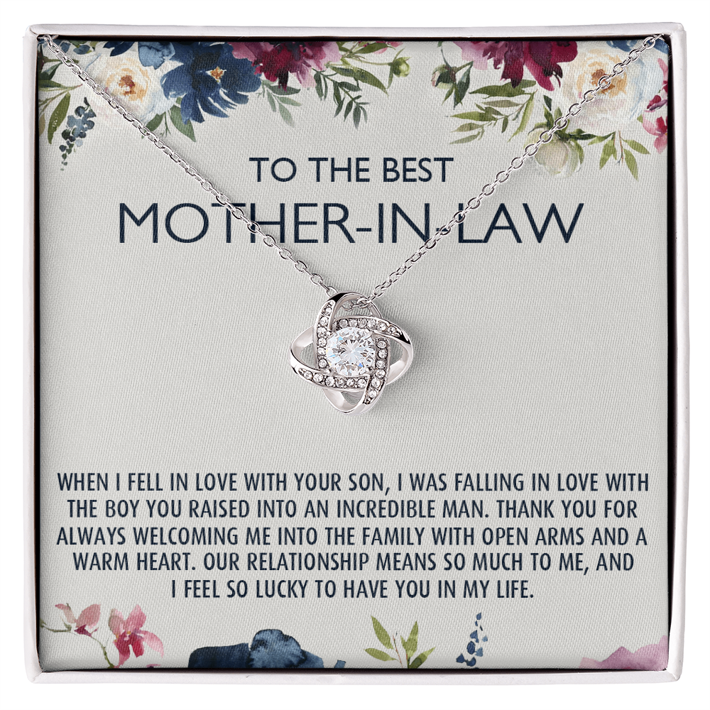 To My Mother-In-Law Gift Mothers Day Gift Necklace Mother-In-Law Gifts Jewelry