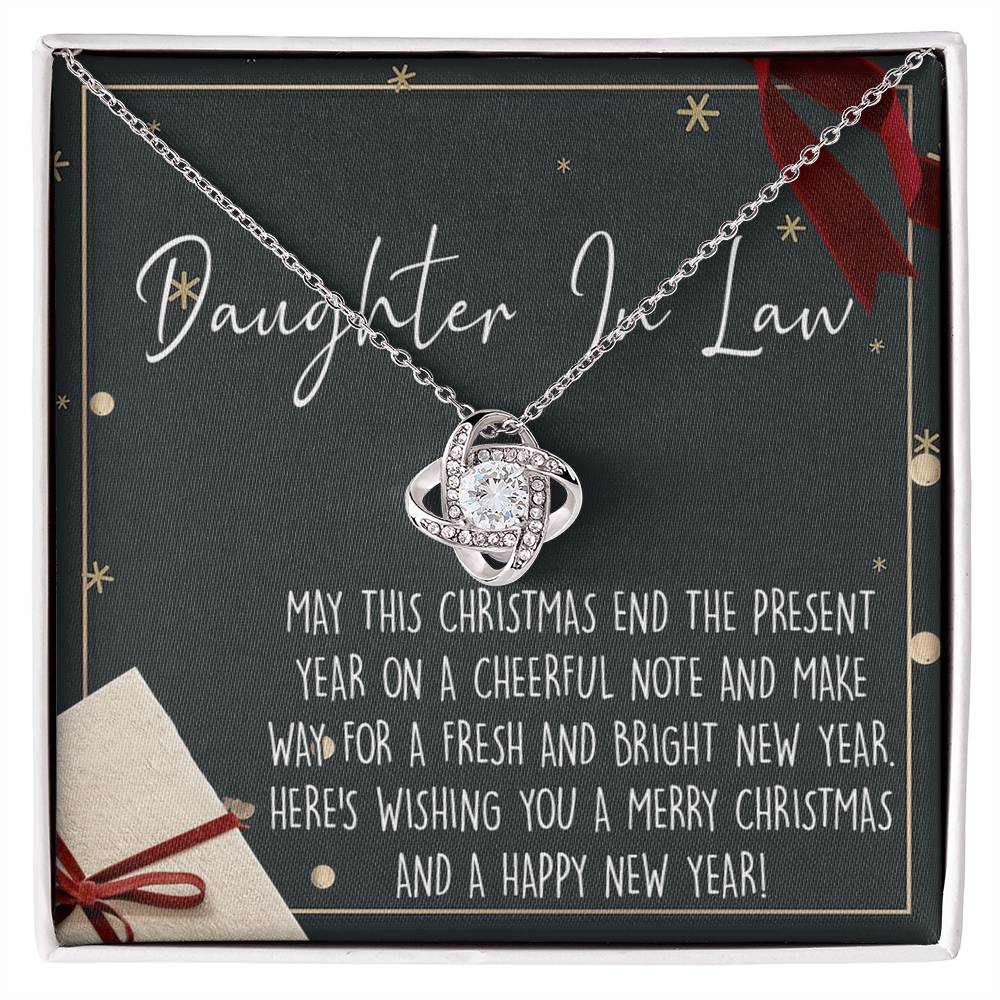 Christmas Jewelry for Girls Daughter in Law Gift Necklace, Daughter in Law Jewelry, Xmas Holiday Gift for Daughter in Law, Son's Gift, Daughter in Law Gift, Necklace From Daughter In Law