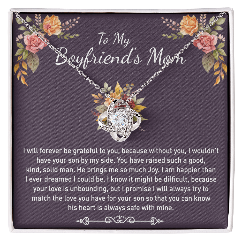 Gift Necklace For Boyfriend's Mom, Boyfriend Mom Gift Necklace, To My Boyfriends Mom's Gift, Mother's Day Gift For Boyfriends Mom, Boyfriend Mom Necklace From Girlfriend, To My Mother In Law Gift
