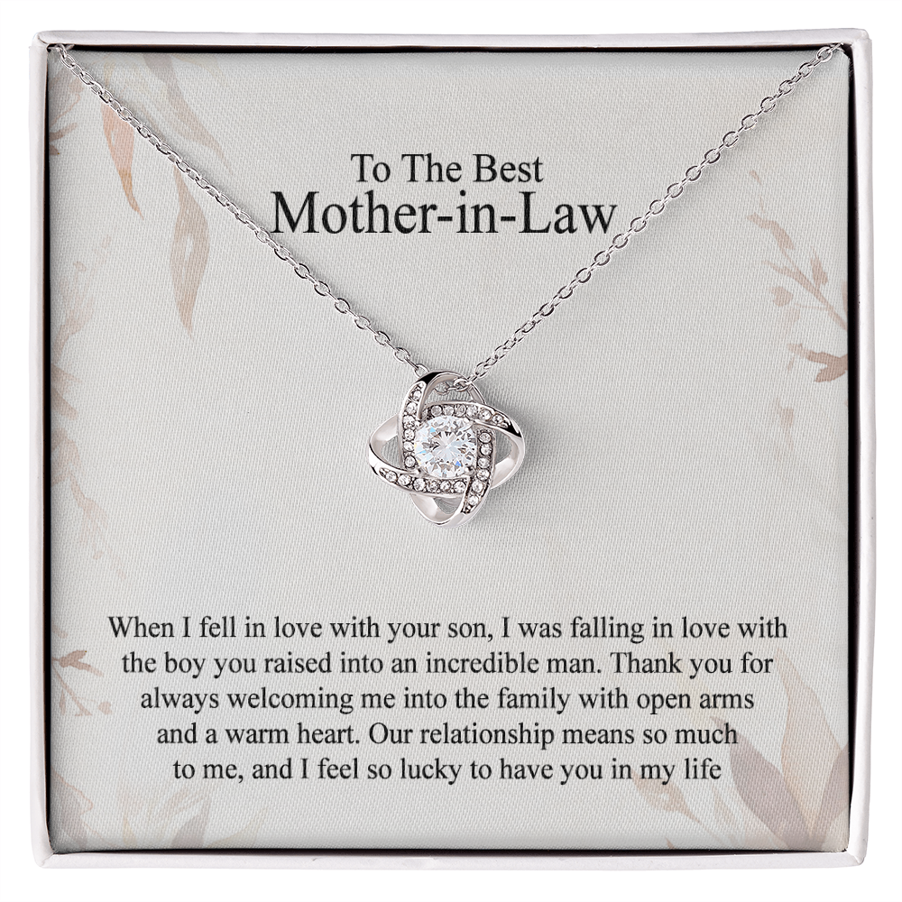 Mother In Law Gift Necklace, To The Best Mother In Law Necklace From Daughter In Law, Personalized Necklace Gift For Mom, Happy Mother's Day Necklace Gift For Mom, Jewelry Gift For Mother In Law