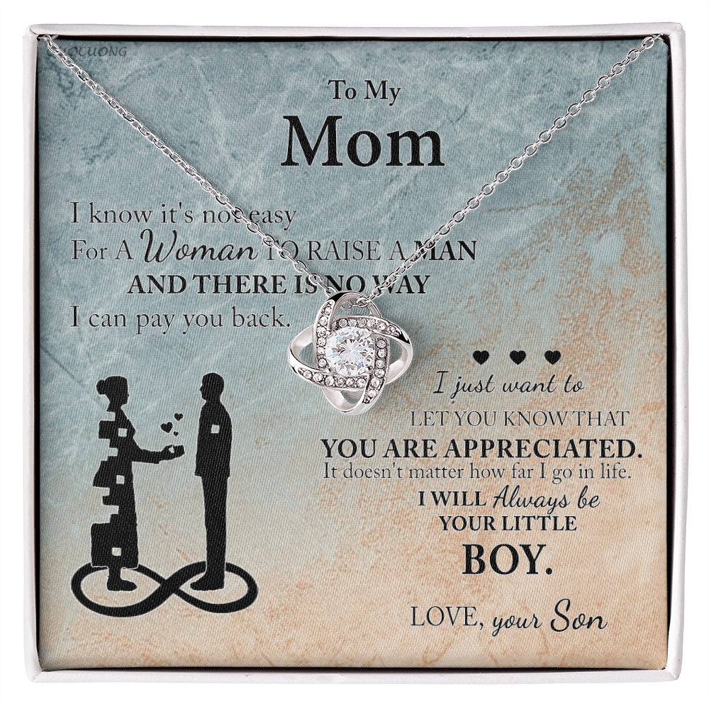 Mom Gift From Son To Mother Necklace Thoughtful Birthday Gift Sentimental
