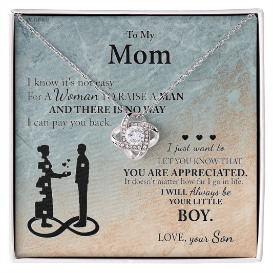 Mom Gift From Son To Mother Necklace Thoughtful Birthday Gift Sentimental