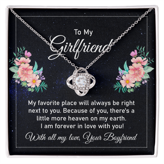 Boyfriend And Girlfriend Gift Jewelry, To My Girlfriend Necklace From Boyfriend
