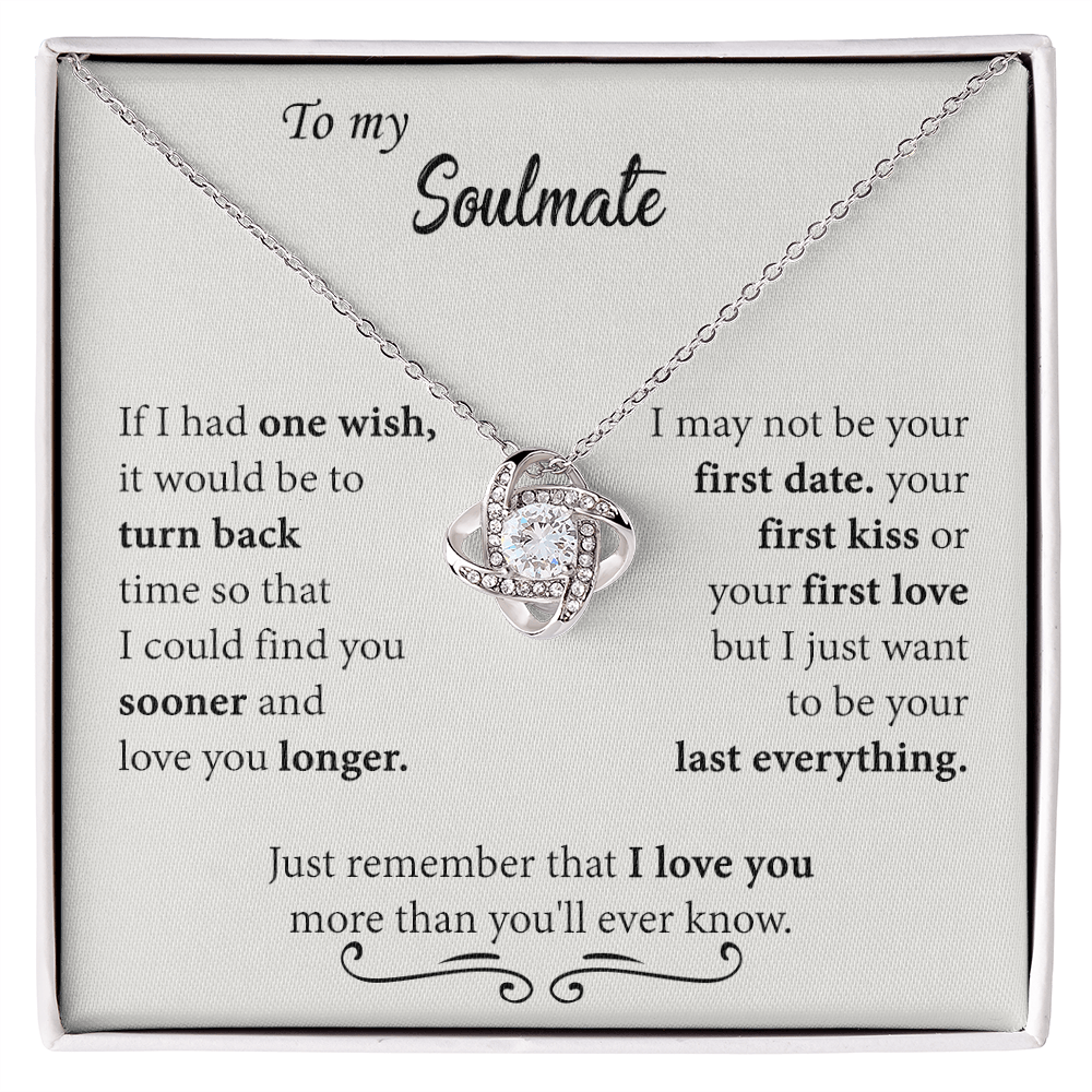 Soulmate Jewelry, Gift Box Include, Soulmate Gift Necklace, My Soulmate Necklace, Soul Mates to to My Soulmate Gift Necklace From Husband, Soul Mate Necklaces, to My Beautiful Soulmate Necklace