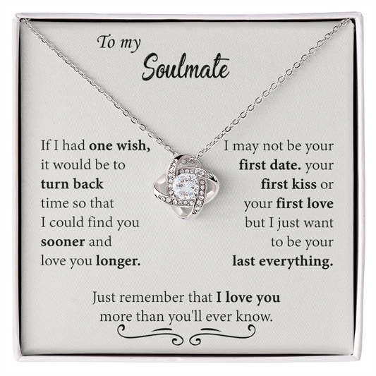 Soulmate Jewelry, Gift Box Include, Soulmate Gift Necklace, My Soulmate Necklace, Soul Mates to to My Soulmate Gift Necklace From Husband, Soul Mate Necklaces, to My Beautiful Soulmate Necklace