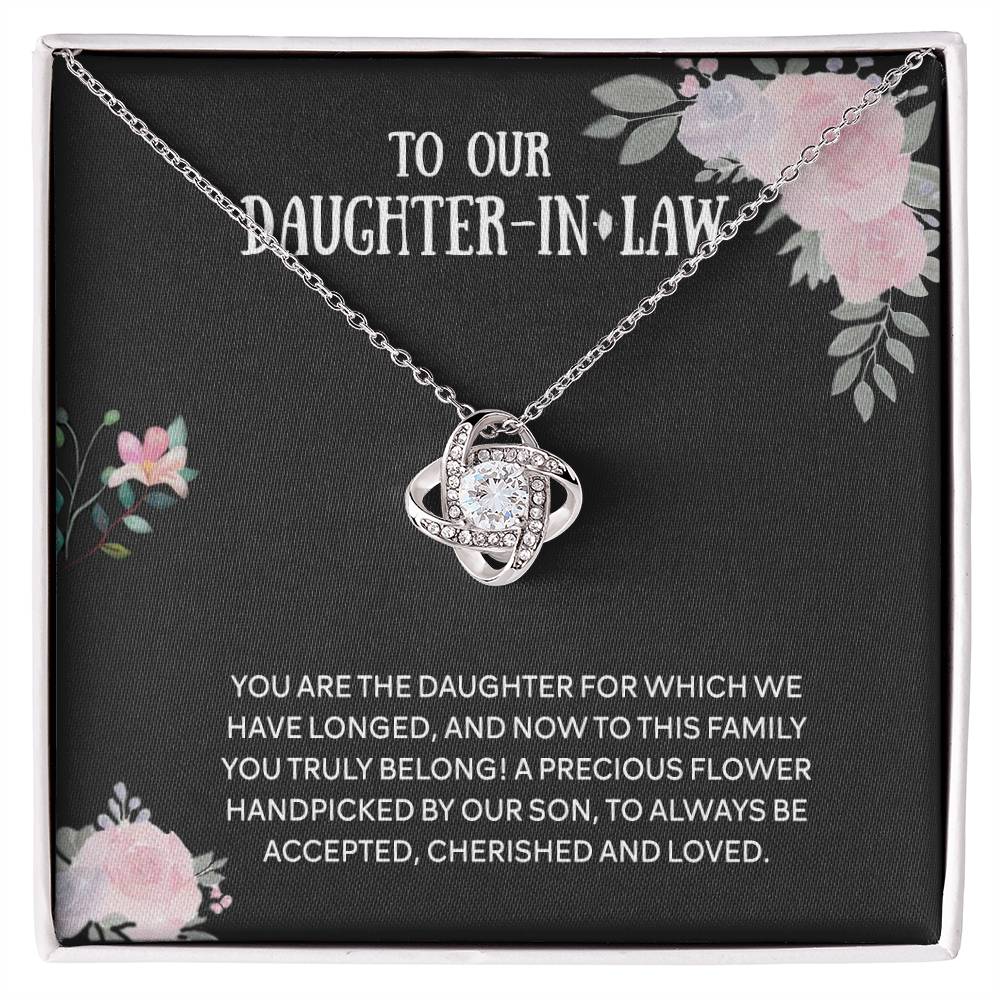 To Our Daughter-in-law Necklace from Mother-in-law Daughter-in-law Birthday Gift