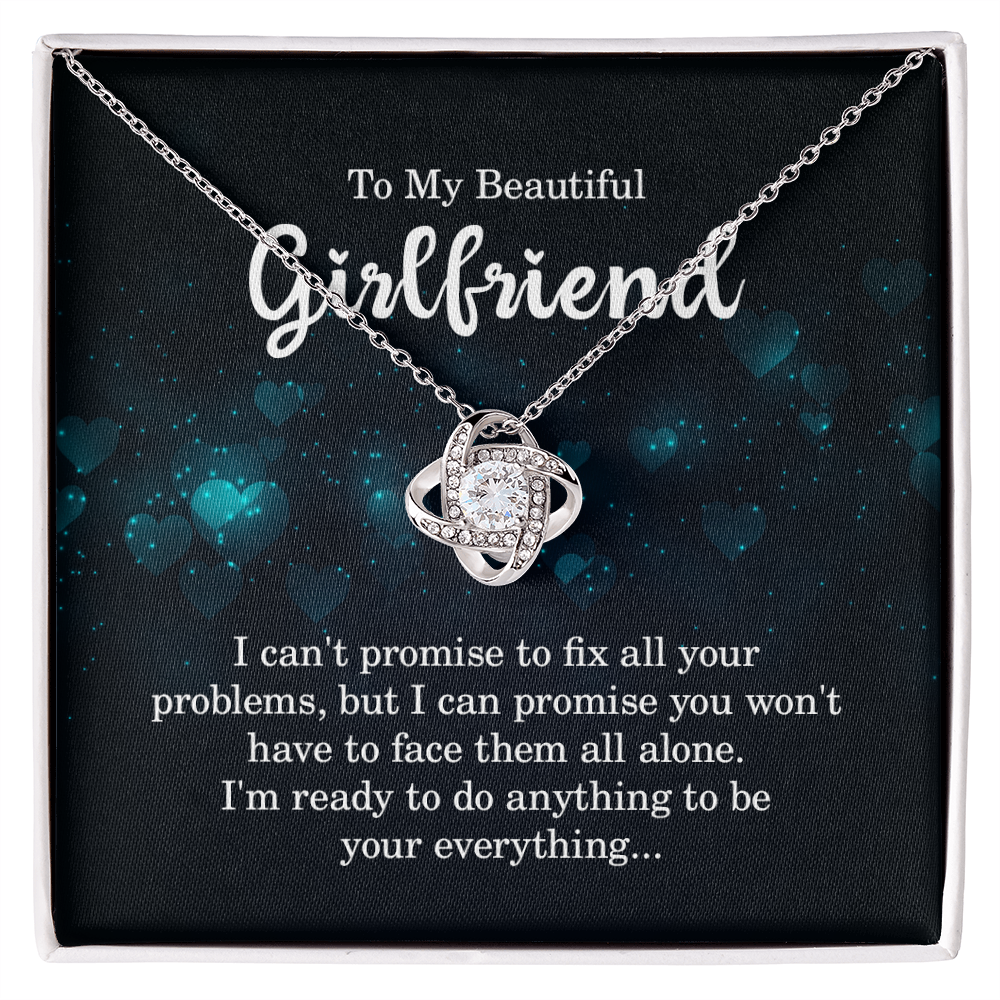 To My Beautiful Girlfriend Necklace From Boyfriend, Men Girlfriend Gift Necklace