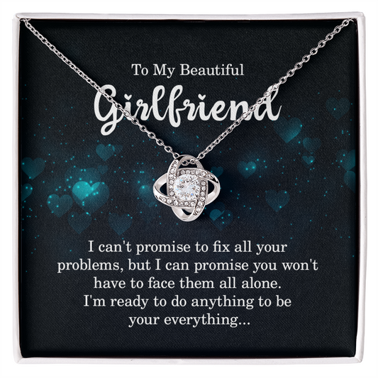 To My Beautiful Girlfriend Necklace From Boyfriend, Men Girlfriend Gift Necklace