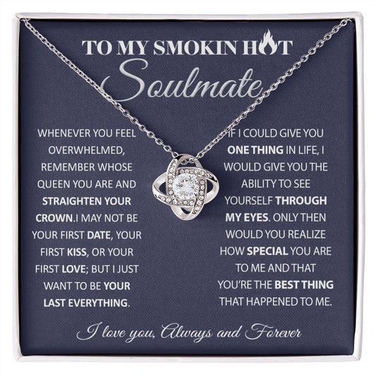 To My Smokin Hot Soulmate Necklace Wife Gifts From Husband To My Wife Necklace 175705677740