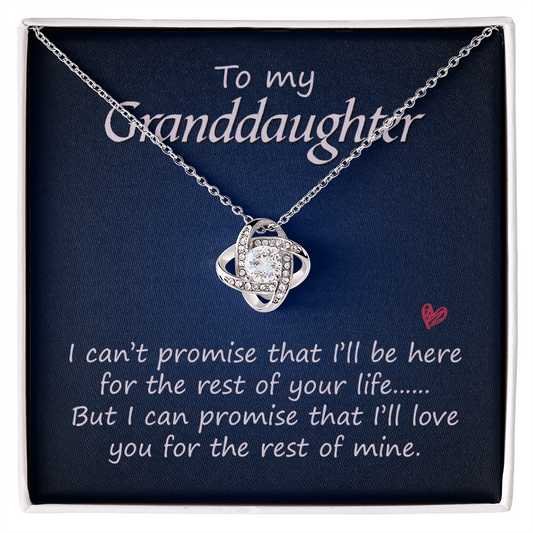To my granddaughter Necklace For Grandma Nana, Grandma Jewelry Gift For Women From Grandchildren GrandKids