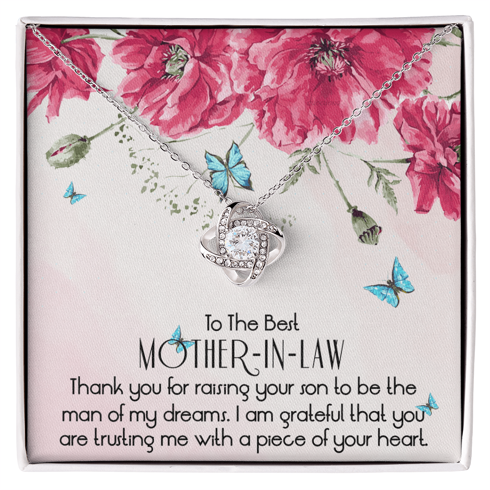 To The Best Mother In Law Necklace, Mother In Law Gifts, Mothers Day Gifts Necklace
