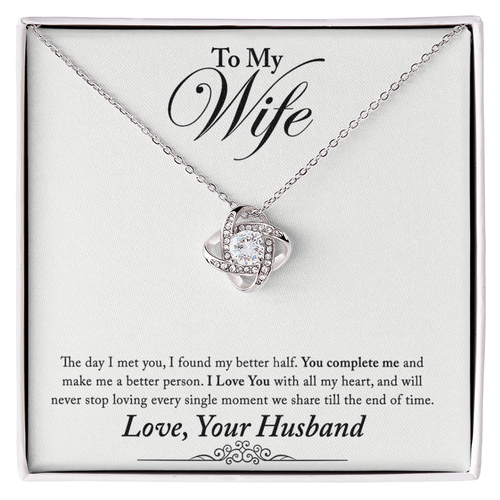 To My Wife Necklace From Husband, Valentines Day Necklace For Wife, Jewelry Box Pendant For Wife, Personalized Gift Necklace, Custom Romantic Gift Necklace For My Best Wife Jewelry Gift For Women