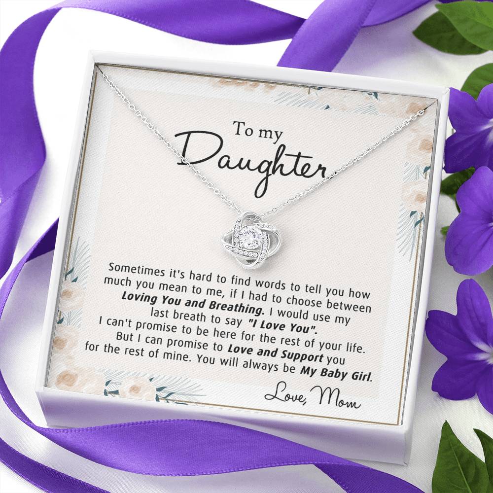 Gift Necklace For Daughter from Mom, Mother And Daughter Necklace Pendant Jewelry Gift for Girls Daughter Graduation Gift from Mother To My Daughter Necklace Gift Unique Grown Up Daughter