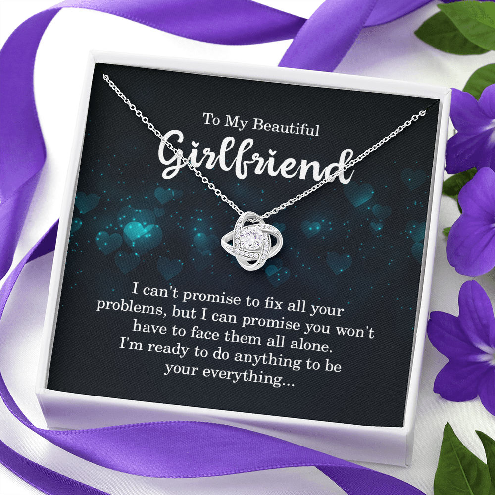 To My Beautiful Girlfriend Necklace From Boyfriend, Men Girlfriend Gift Necklace