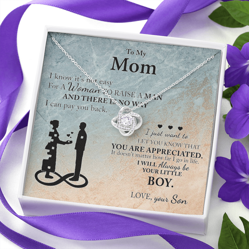 Mom Gift From Son To Mother Necklace Thoughtful Birthday Gift Sentimental