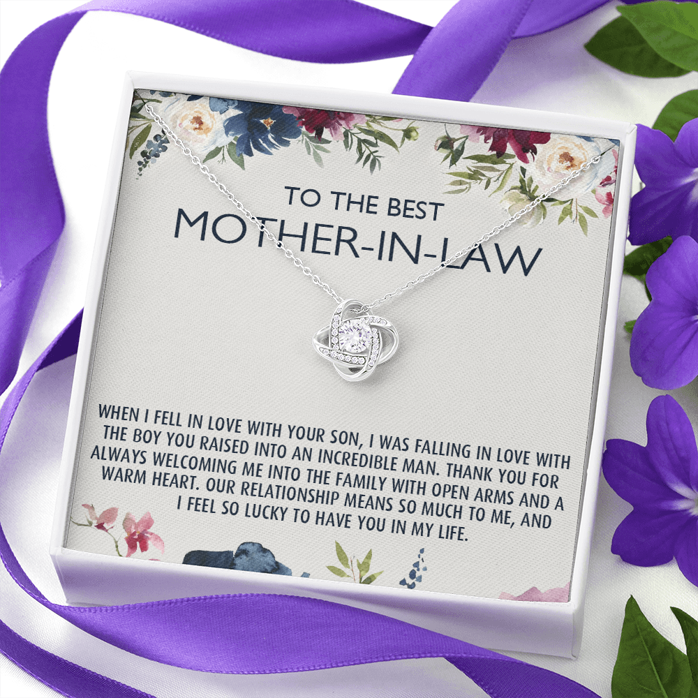 To My Mother-In-Law Gift Mothers Day Gift Necklace Mother-In-Law Gifts Jewelry