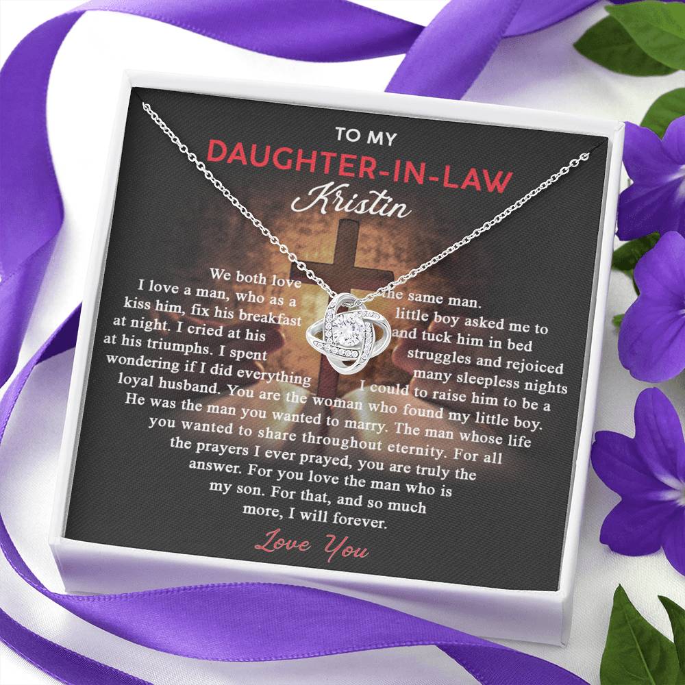 To My Daughter-In-Law Gifts Necklace From Mother In Law, Daughter In Law Wedding Gift, Best Daughter In Law, Mother To Daughter Gifts Necklaces, To My Future Mother In Law Necklace For Daughter