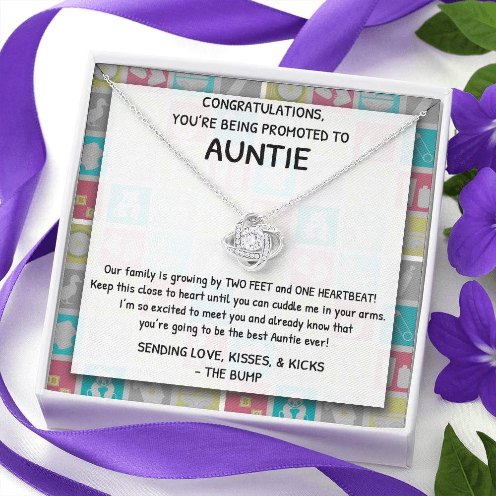 To My Soon To Be Aunt Gift Necklace, Aunt to Be Announcement from Baby Bump, Soon to Be First Time Aunt, Congratulations Gift Necklace, New Aunt Gift Necklace, Gift for Sister Jewelry For Women