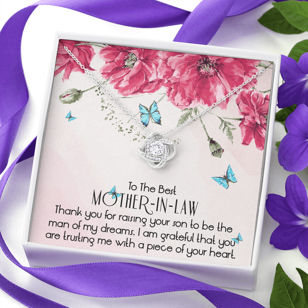 To The Best Mother In Law Necklace, Mother In Law Gifts, Mothers Day Gifts Necklace