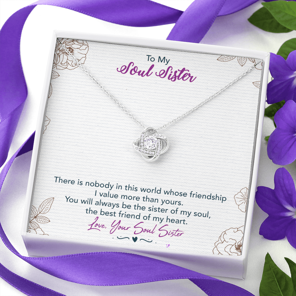 Soul Sister Gift Necklace, Unbiological Sister Gift Necklace, Sister In Law Gift Pendant, future sister in law gift Necklace On Birthday, Anniversary Valentine Day, Christmas Wedding Gift Necklace