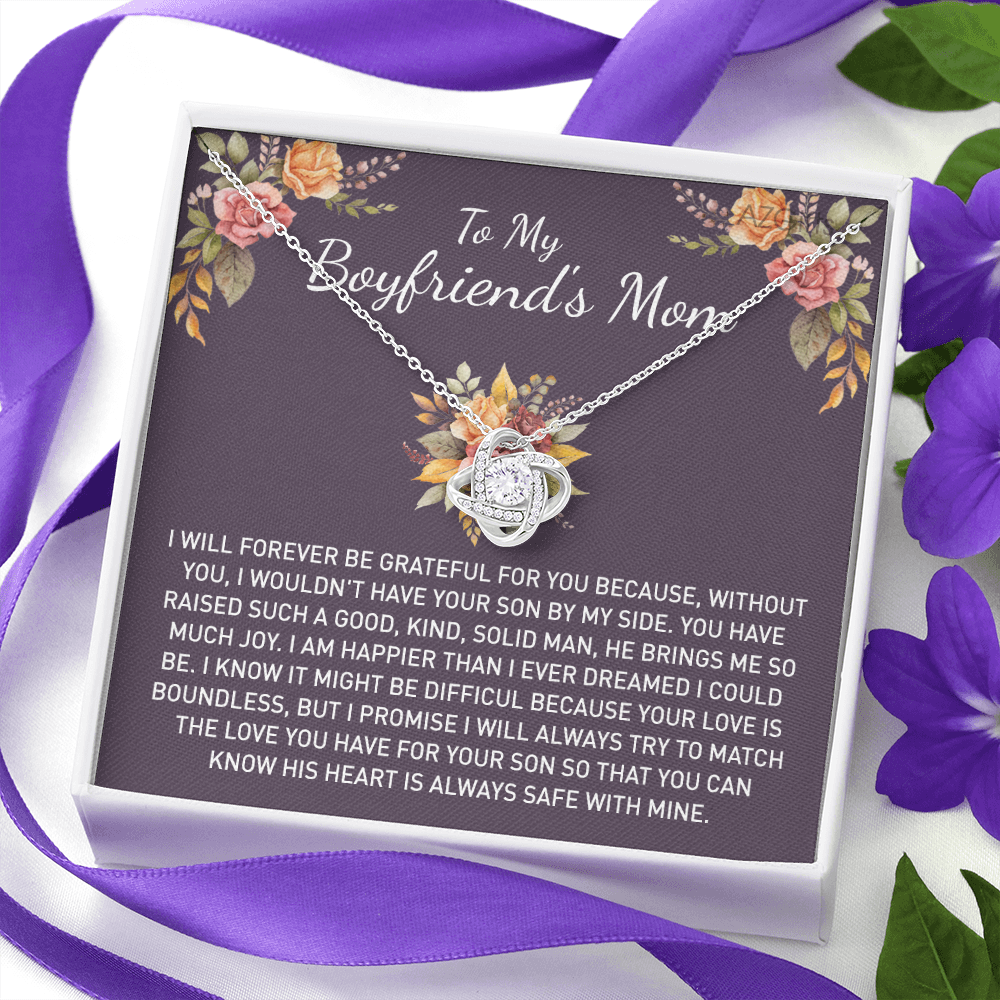 To My Boyfriends Mom Necklace From Girlfriends, Gift Necklace For Boyfriends Mom Gift Necklace, Mother's Day Necklace Gift for Bf Mom, Mothers Day Necklace For Boyfriends Mom From Girlfriend