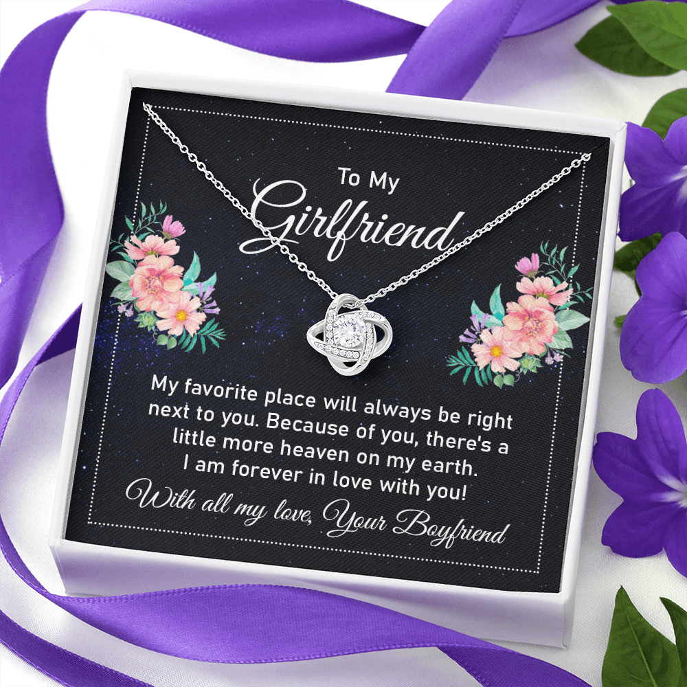 Boyfriend And Girlfriend Gift Jewelry, To My Girlfriend Necklace From Boyfriend