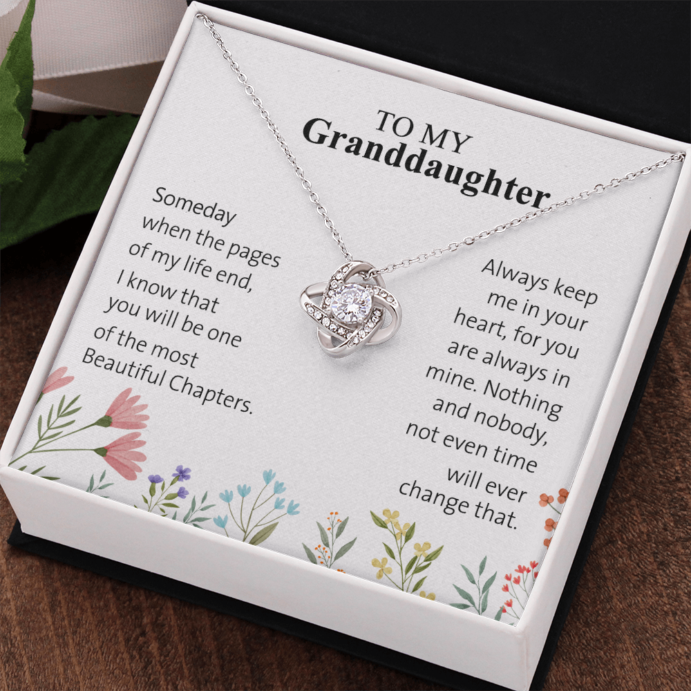Granddaughter Gifts From Grandma - Granddaughter Necklace, Jewelry Keepsake Gifts For Granddaughter, Love Gift For Adults Or Girls On Birthday, Graduation, Wedding, Valentines, Mothers Day Christmas