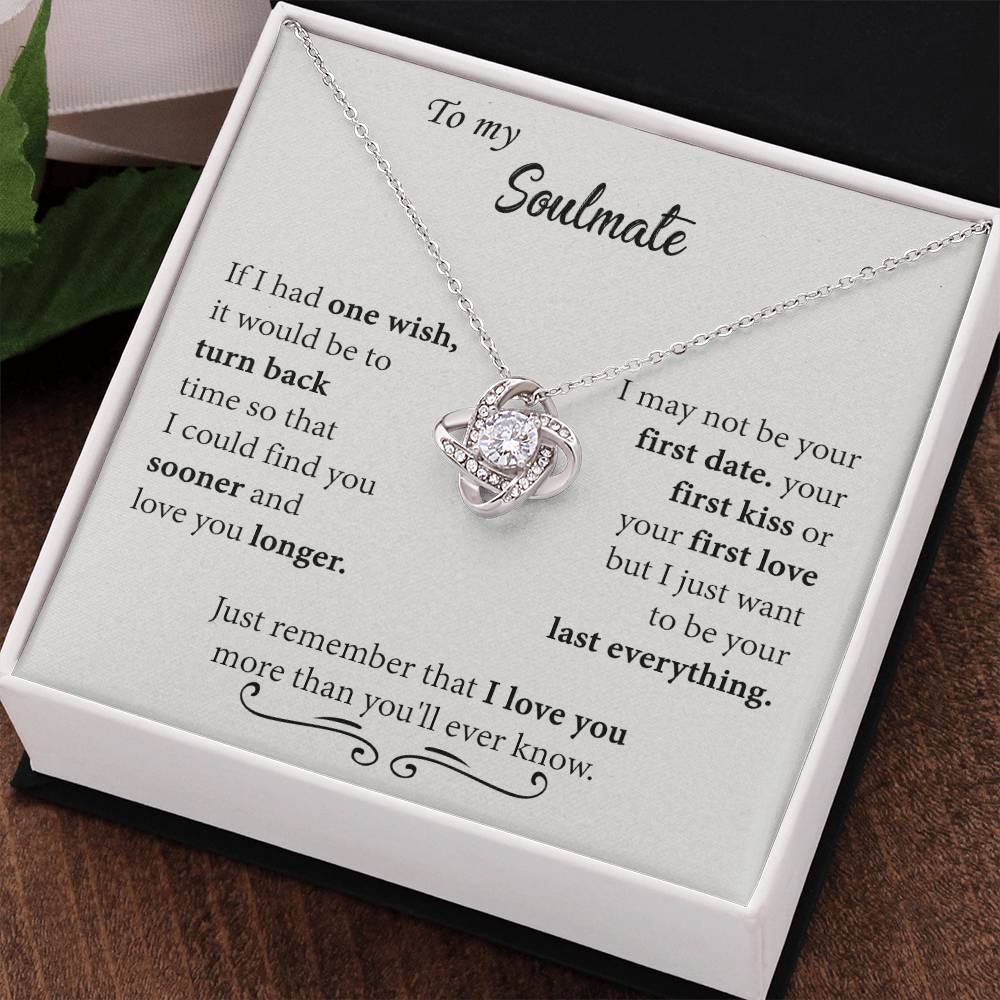 Soulmate Jewelry, Gift Box Include, Soulmate Gift Necklace, My Soulmate Necklace, Soul Mates to to My Soulmate Gift Necklace From Husband, Soul Mate Necklaces, to My Beautiful Soulmate Necklace