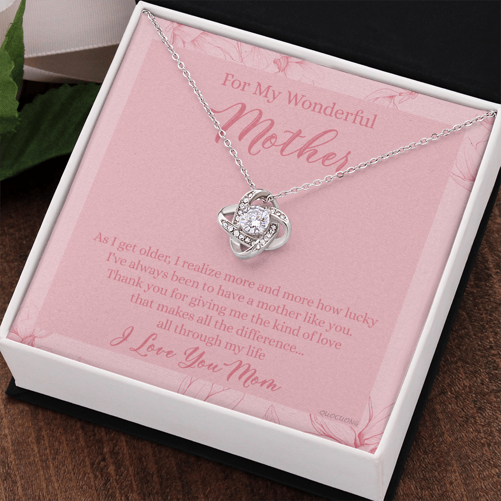 To My Mom Necklace From Son, My Wonderful Mother And Son Necklace Gift For Mom, Jewelry For Women, Wonderful Mom Gift Necklace, Gifts for Mom on Birthday Mother's Day Wedding Valentine Christmas