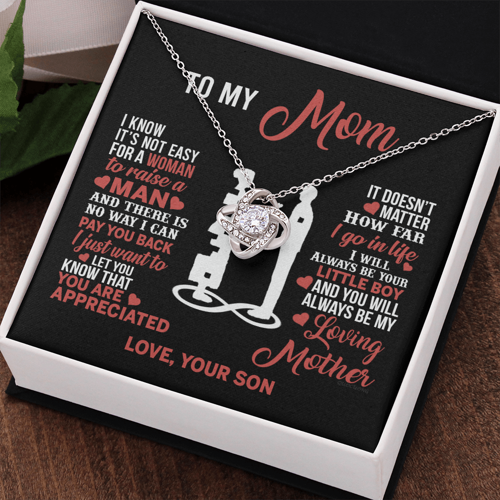 Mom Necklace Mothers Day Gift From Son To My Mom Forevere Love Necklace Gift Mom