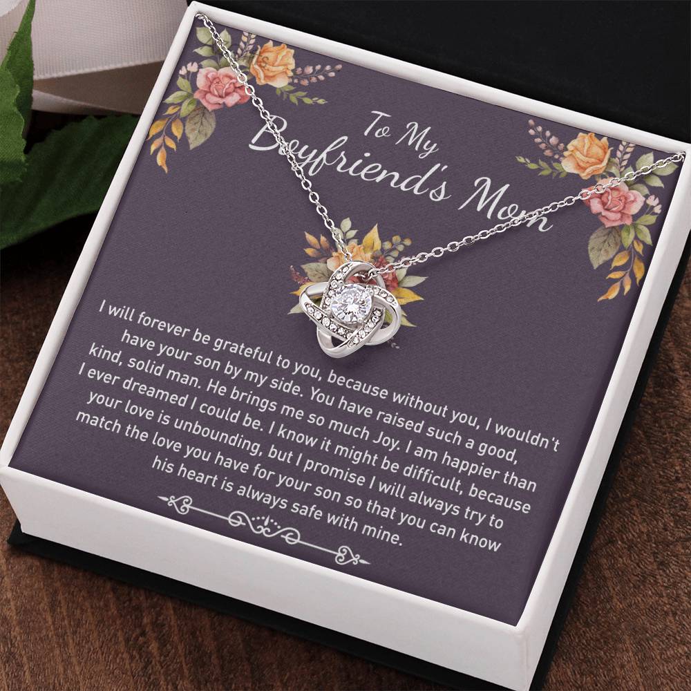 Gift Necklace For Boyfriend's Mom, Boyfriend Mom Gift Necklace, To My Boyfriends Mom's Gift, Mother's Day Gift For Boyfriends Mom, Boyfriend Mom Necklace From Girlfriend, To My Mother In Law Gift