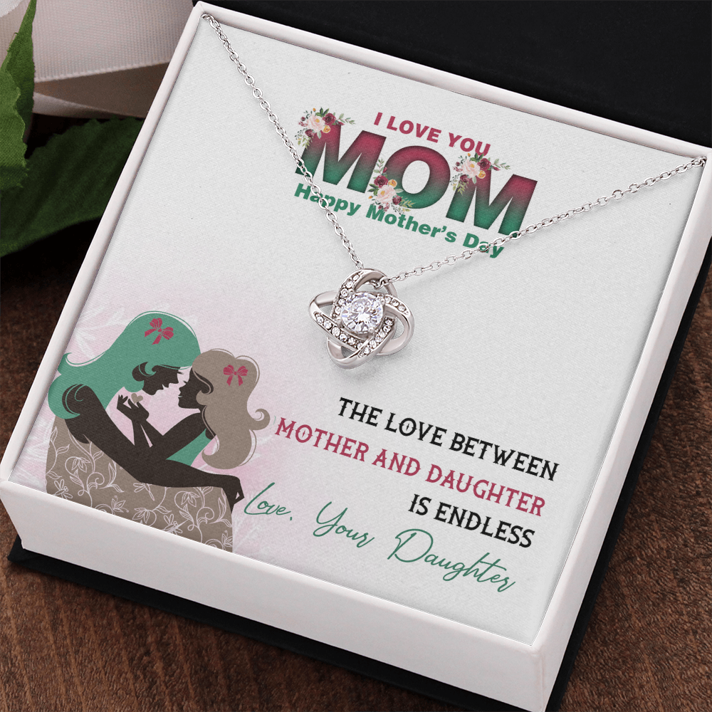 I love you Mom Gifts, Mother's Day Necklace Gift, To My Mom Necklace From Daughter, Daughter To Mom Gift