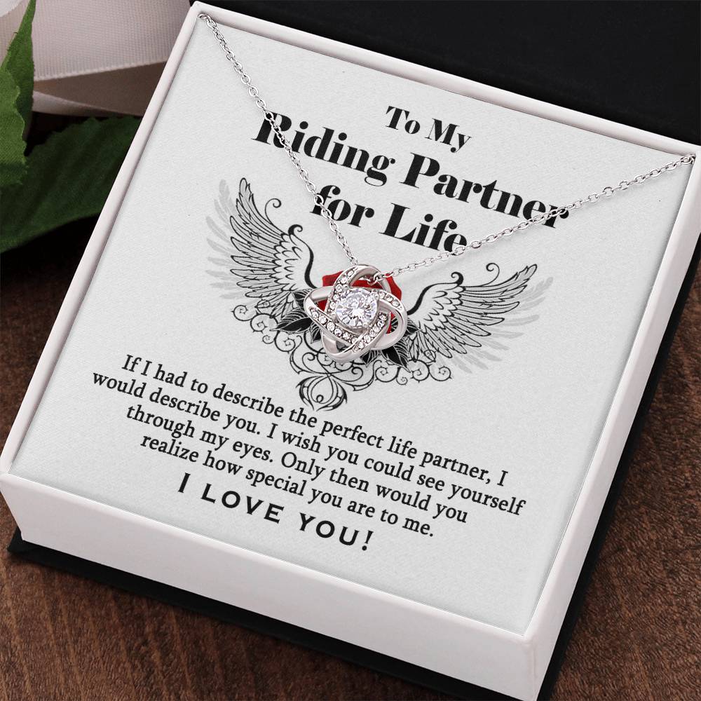 To My Riding Partner for Life Necklace From Husband, I Love You Gift Necklace Girlfriend, My Wife Gift Necklace My Wife, Gift for Her Luxury Jewelry Necklaces styles On Birthday, Xmas, Anniversary
