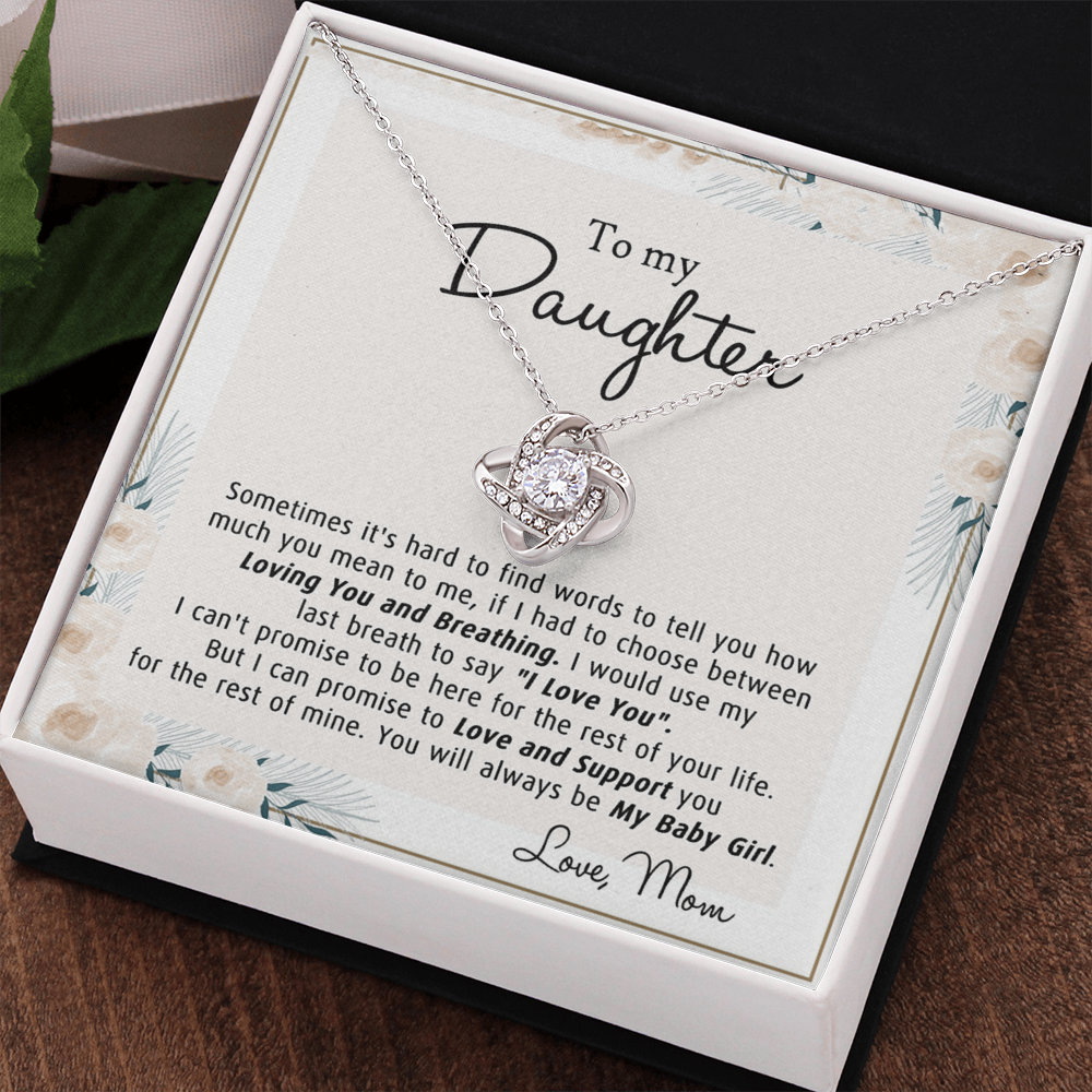 Gift Necklace For Daughter from Mom, Mother And Daughter Necklace Pendant Jewelry Gift for Girls Daughter Graduation Gift from Mother To My Daughter Necklace Gift Unique Grown Up Daughter