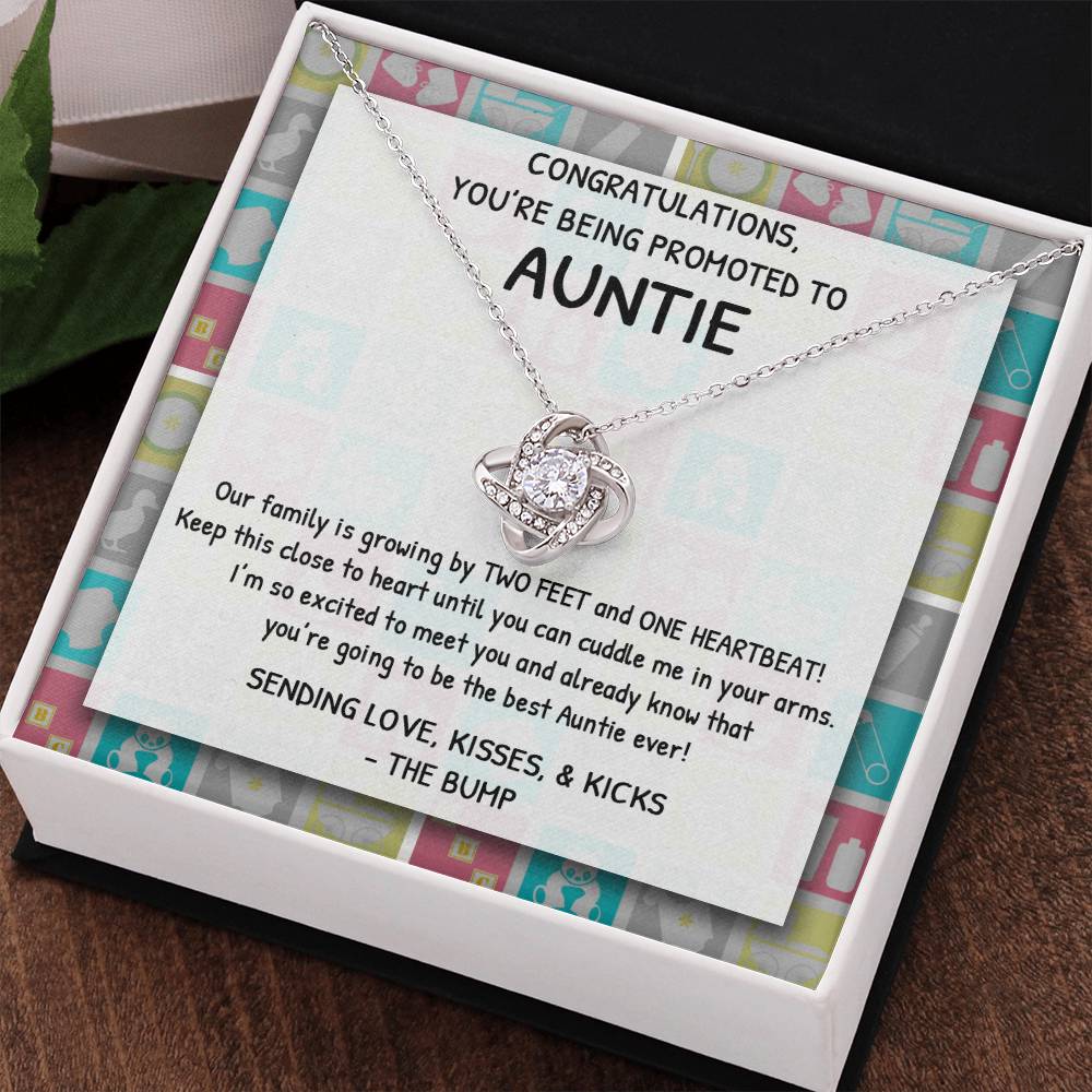 To My Soon To Be Aunt Gift Necklace, Aunt to Be Announcement from Baby Bump, Soon to Be First Time Aunt, Congratulations Gift Necklace, New Aunt Gift Necklace, Gift for Sister Jewelry For Women