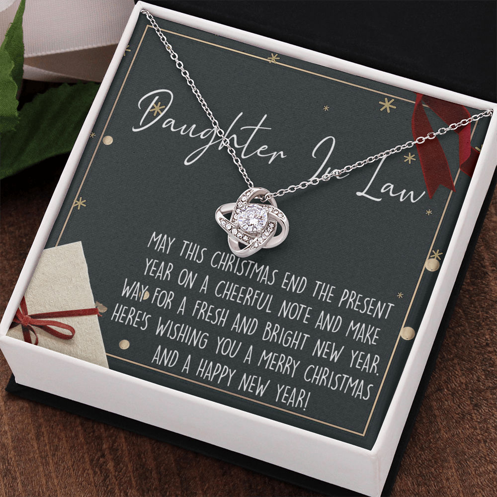 Christmas Jewelry for Girls Daughter in Law Gift Necklace, Daughter in Law Jewelry, Xmas Holiday Gift for Daughter in Law, Son's Gift, Daughter in Law Gift, Necklace From Daughter In Law