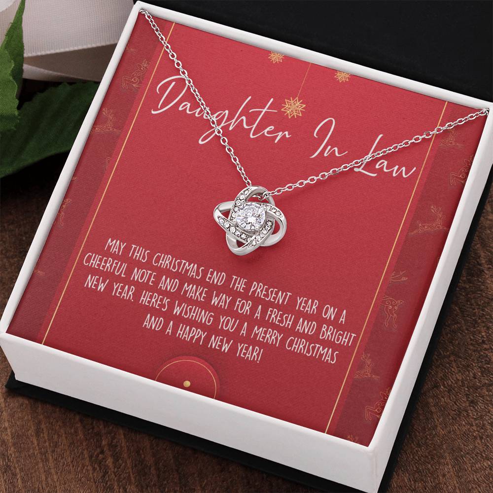 Christmas Necklace for Daughter in Law Gift Necklace, Daughter in Law Jewelry, Graduation Gift for Daughter in Law, Gift from Mother in Law, Daughter in Law Xmas Holiday Gift From In Law