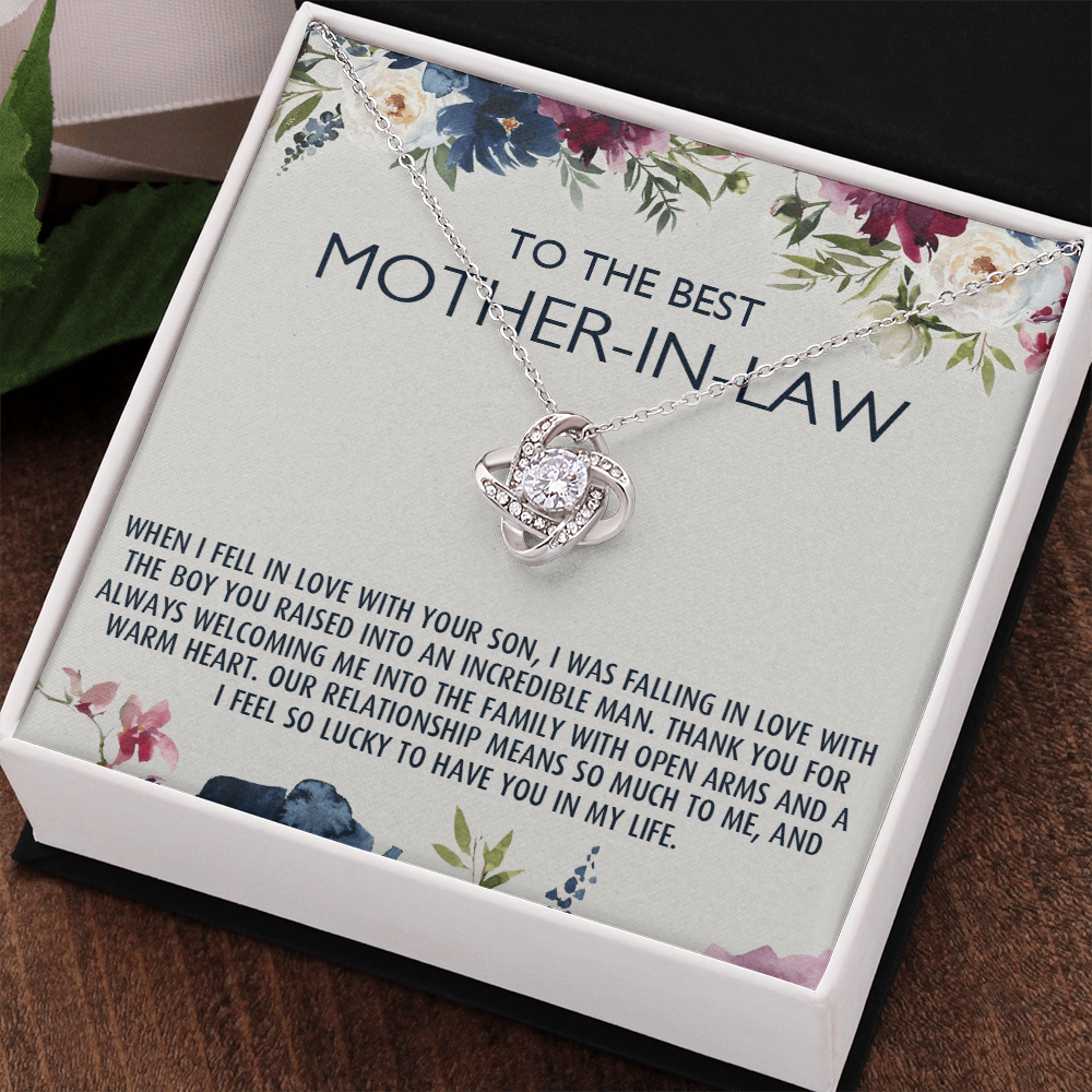 To My Mother-In-Law Gift Mothers Day Gift Necklace Mother-In-Law Gifts Jewelry